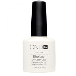 CND Shellaс Studio White молочный для линии улыбки 7,3 мл.  