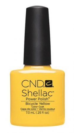 CND Shellac Paradise Summer Collection (2014) Bicycle Yellow Ярко-желтый эмалевый 7,3 мл.