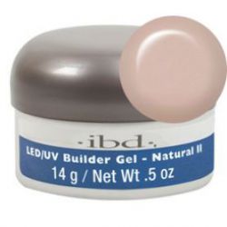 LED/UV Builder Gel Natural II, 14 г. – конструирующий камуфлирующий нейтрально-телесный гель