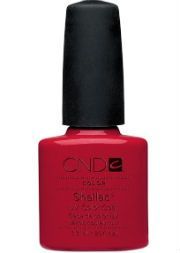 CND Shellaс WildFire - красный, эмалевый (классика) 7,3 мл.