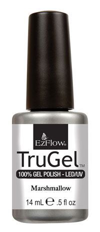 EzFlow  TruGel Marshmallow Эластичный растворяемый гелевый лак во флаконе с кисточкой «Зефир»  14 мл.