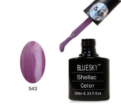 Гель-лак (Shellac) bluesky Фиолетовый с микро-блестками  543 10 мл.  