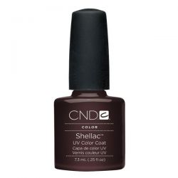 CND Shellaс Fedora - темно-коричневый цвет (эмалевый) 7,3 мл. 