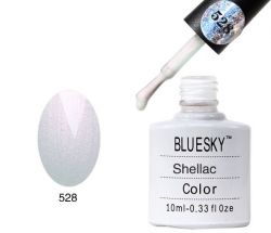 Гель-лак (Shellac) bluesky 528 (бело-розовый перламутр) 10 мл.