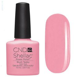 CND Shellac Blush Teddy (Нежно розовый ,не яркий, плотный ,с неоновым отливом) 7,3 мл.