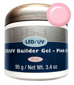 LED/UV Builder Gel Pink III, 95 г. – конструирующий камуфлирующий розовый гель №3 (холодный оттенок) 