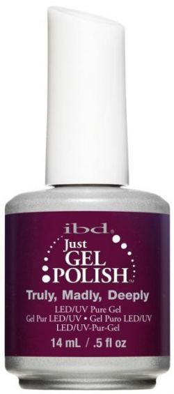 Эластичный растворяемый гелевый лак .ibd. Just Gel Polish, оттенок «Искренне, Безумно, Чувственно» 14 мл.