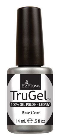  EzFlow  Базовое покрытие под гелевый лак (1 фаза). TruGel Base Coat, 14 мл.