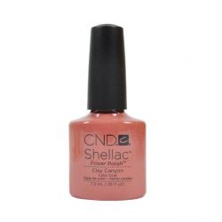 CND Shellac Open Road Collection Clay Canyon(Терракотовый светлый, плотный, эмалевый Новинка 2014) 7,3 мл.