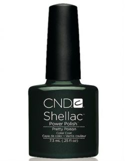 CND Shellaс Pretty Poison (Темно-изумрудный) 7,3 мл. 