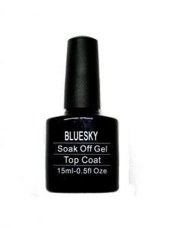 Bluesky Shellac Top Gel (15 мл.) Третья (завершающая) фаза.  