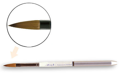 Professional  Oval Brush # 8 - овальная кисть из соболя для акрила
