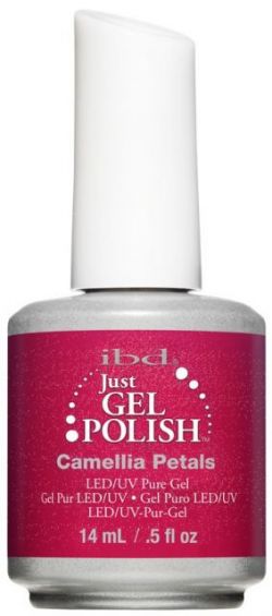 Эластичный растворяемый гелевый лак .ibd. Just Gel Polish, оттенок «Лепестки камелии» 14мл.