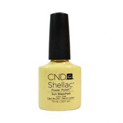 CND Shellac Open Road Collection Sun Bleached (Лимонный - пастель,плотный ,эмаль 2014) 7,3 мл.