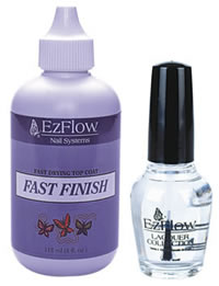 "EzFlow" Fast Finish Top Сoat,15 мл - сушка и защитное УФ покрытие для лака