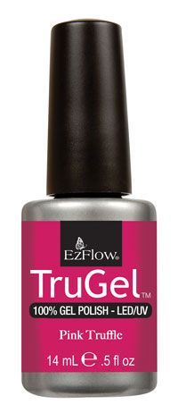 EzFlow  TruGel Pink Truffle Эластичный растворяемый гелевый лак во флаконе с кисточкой «Розовый трюфель» 14 мг.