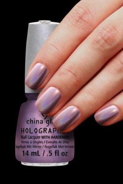 China Glaze голографические лаки Astro-Hot Космо-жара 14 мл.