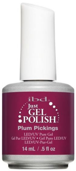 Эластичный растворяемый гелевый лак .ibd. Just Gel Polish, оттенок «Сливовый аперитив» 14 мл