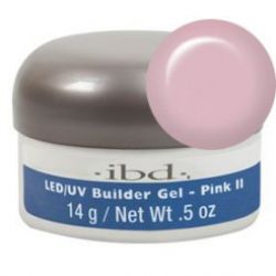 LED/UV Builder Gel Pink II, 14 г. – конструирующий камуфлирующий розовый гель №2 (холодный оттенок)