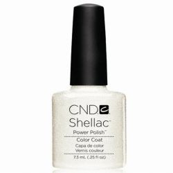 NEW Shellac - VIP Silver Status (эффект) прозрачный с серебряными микро-блестками 7,3 мл.