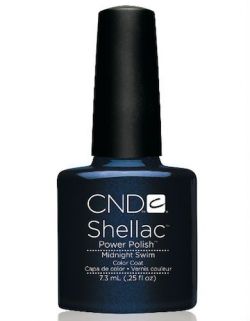 CND Shellaс Midnight Swim (Темно синий) 7,3 мл. 