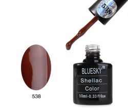 Гель-лак (Shellac) bluesky темный шоколад 538 10 мл. 