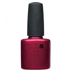 CND Shellaс Red Baroness — бордовый с микро-блестками 7,3 мл. 
