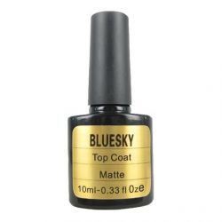 Bluesky Shellac Matte Top Gel (10 мл.) Третья завершающая матовая фаза. 
